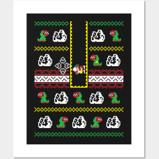 Dig Dustin - Stranger Things Ugly Sweater, Holiday Sweater & Xmas Sweater T-Shirt Posters and Art